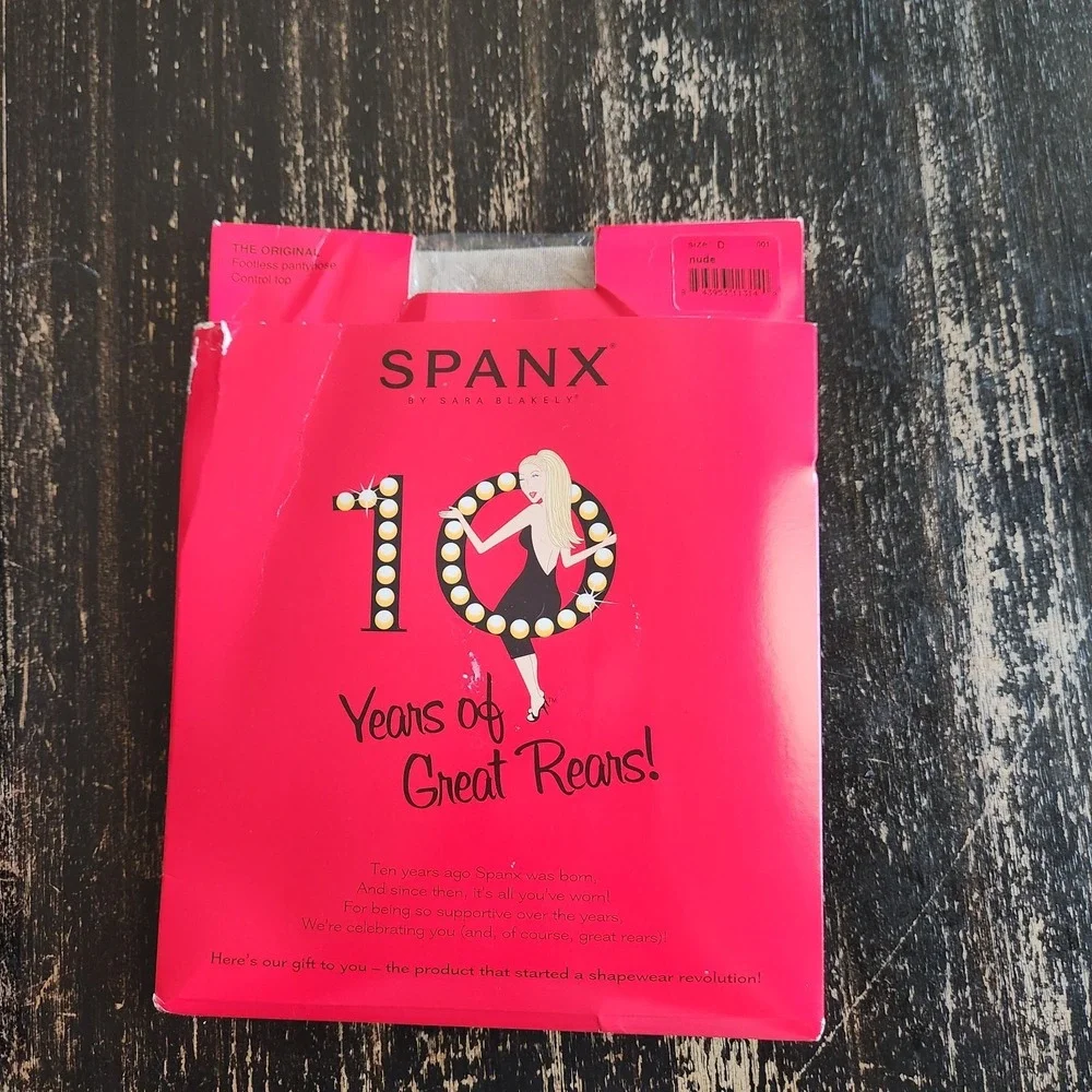 Spanx‎ The Original Footless Control Top Pantyhose Size D Nude NWT